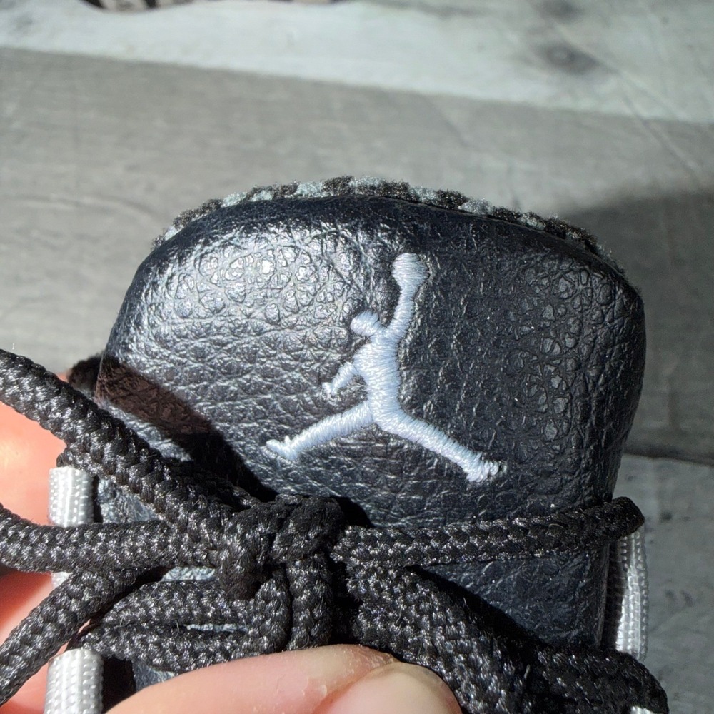Vintage Rare 1994 Air Jordan 10 OG Steel White Black Grey 130217-101 Infant 2C - Picture 9 of 12